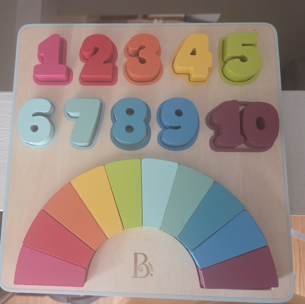 Vibrant Number and Rainbow Puzzle